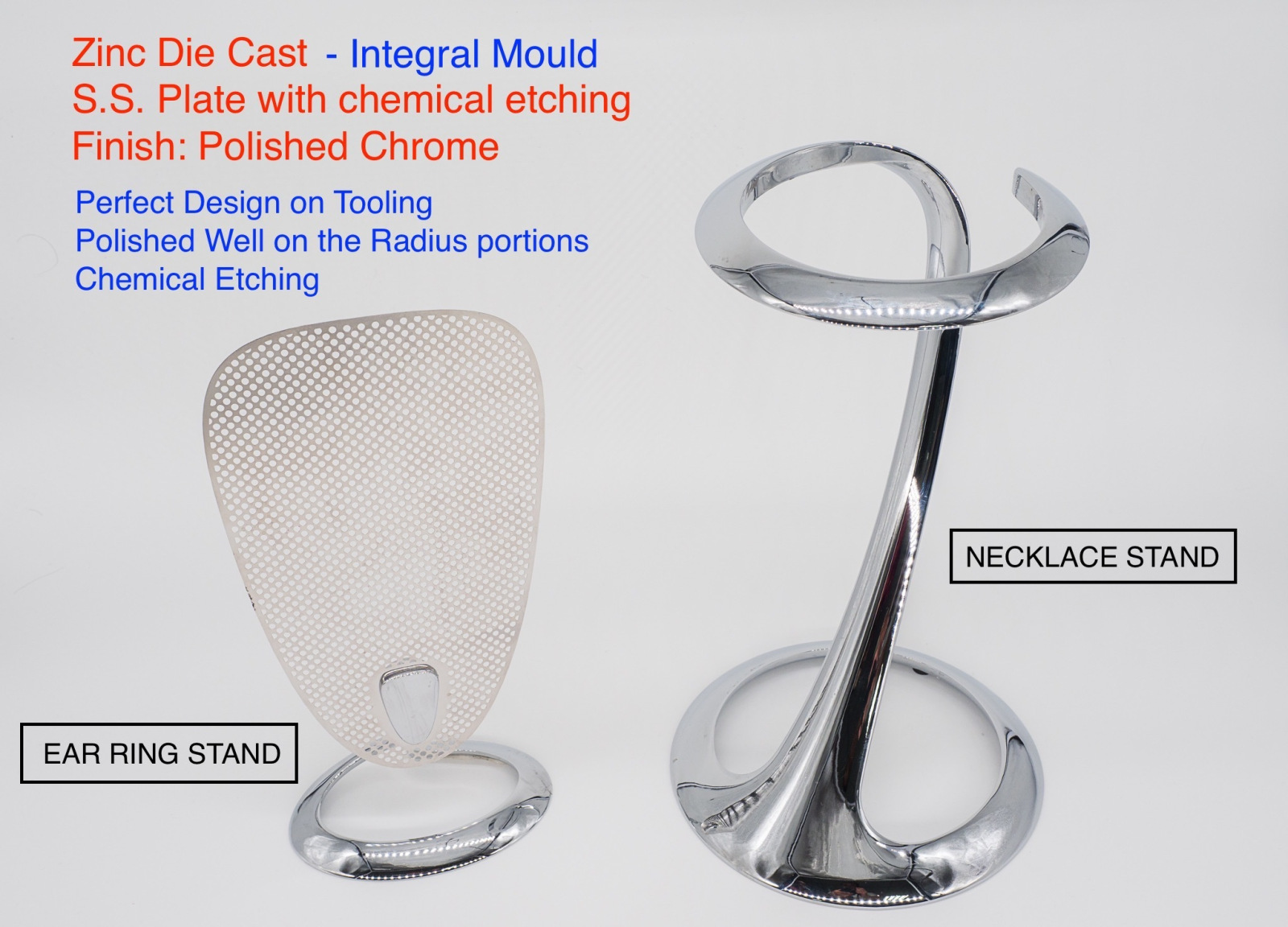 zinc die-casting display stands