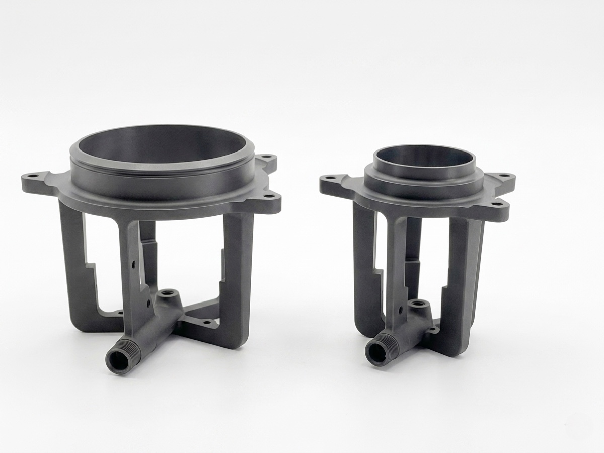 Aluminum die-cast structural bracket assemblies