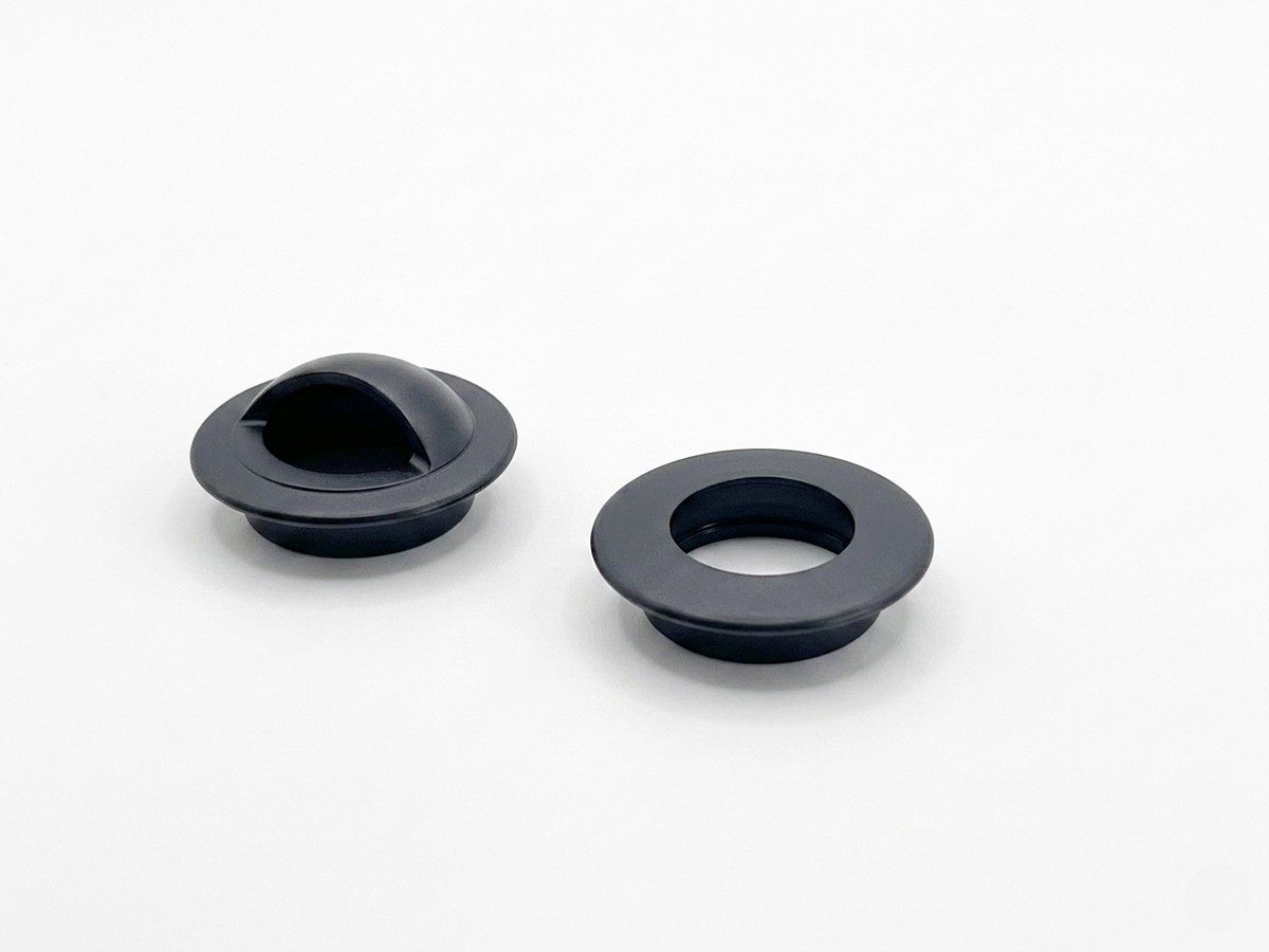 PVD matte black coated eyelets