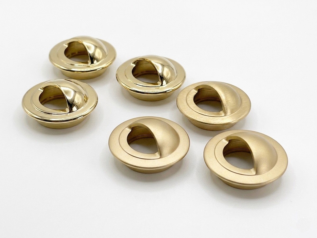 PVD champagne gold coated eyelets