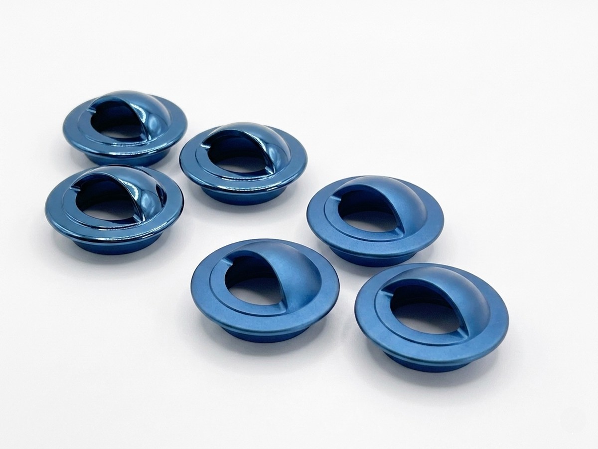 PVD blue coated eyelet set